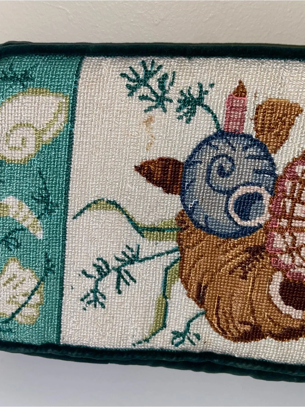 N/A needlepoint pillow